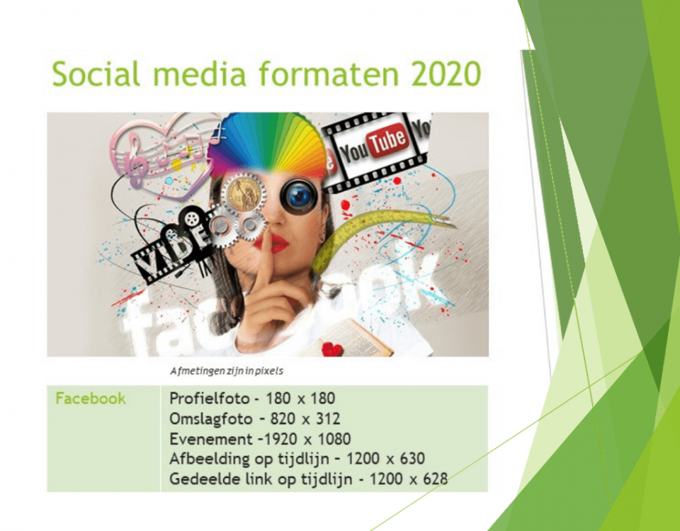 Alles social media formaten voor 2020 op een rijtje